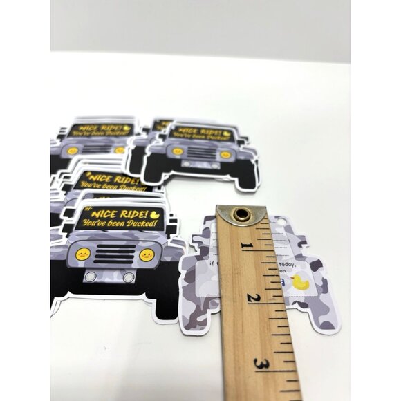 25pc Nice Ride You’ve Been Ducked Car Notes for DuckDuck Community, Fun, New - Picture 3 of 3